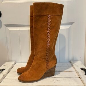 Lucky Brand Women's Tan Knee-High Boots Size 10M
